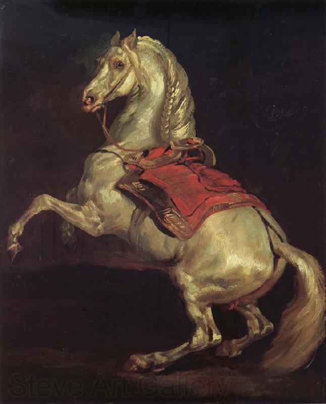 Theodore   Gericault Napoleon mold Tamerlan Norge oil painting art
